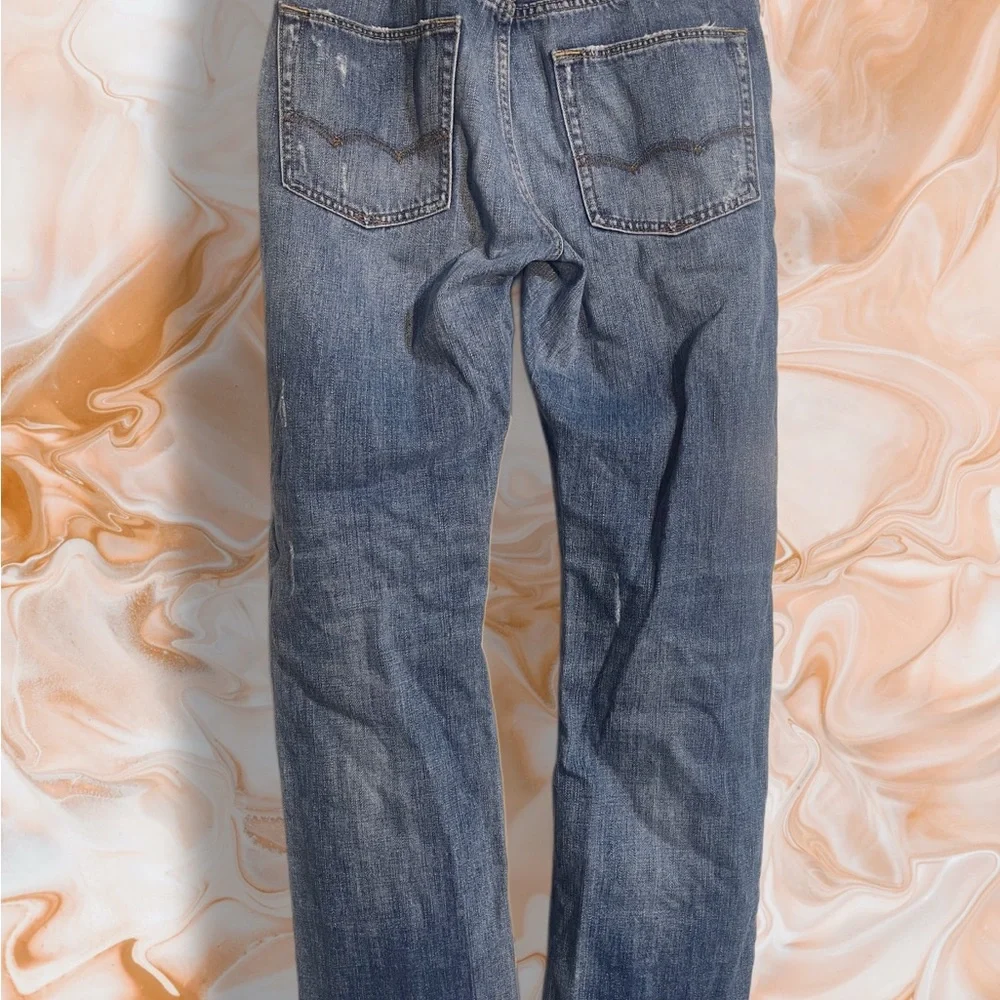 American Eagle Outfitters Men's Faded Blue Jeans Size 29 x 32